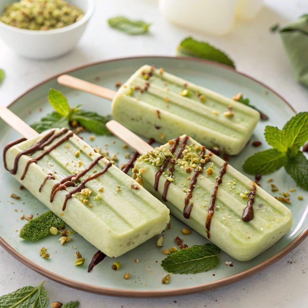 avocado cream popsicles summer dessert