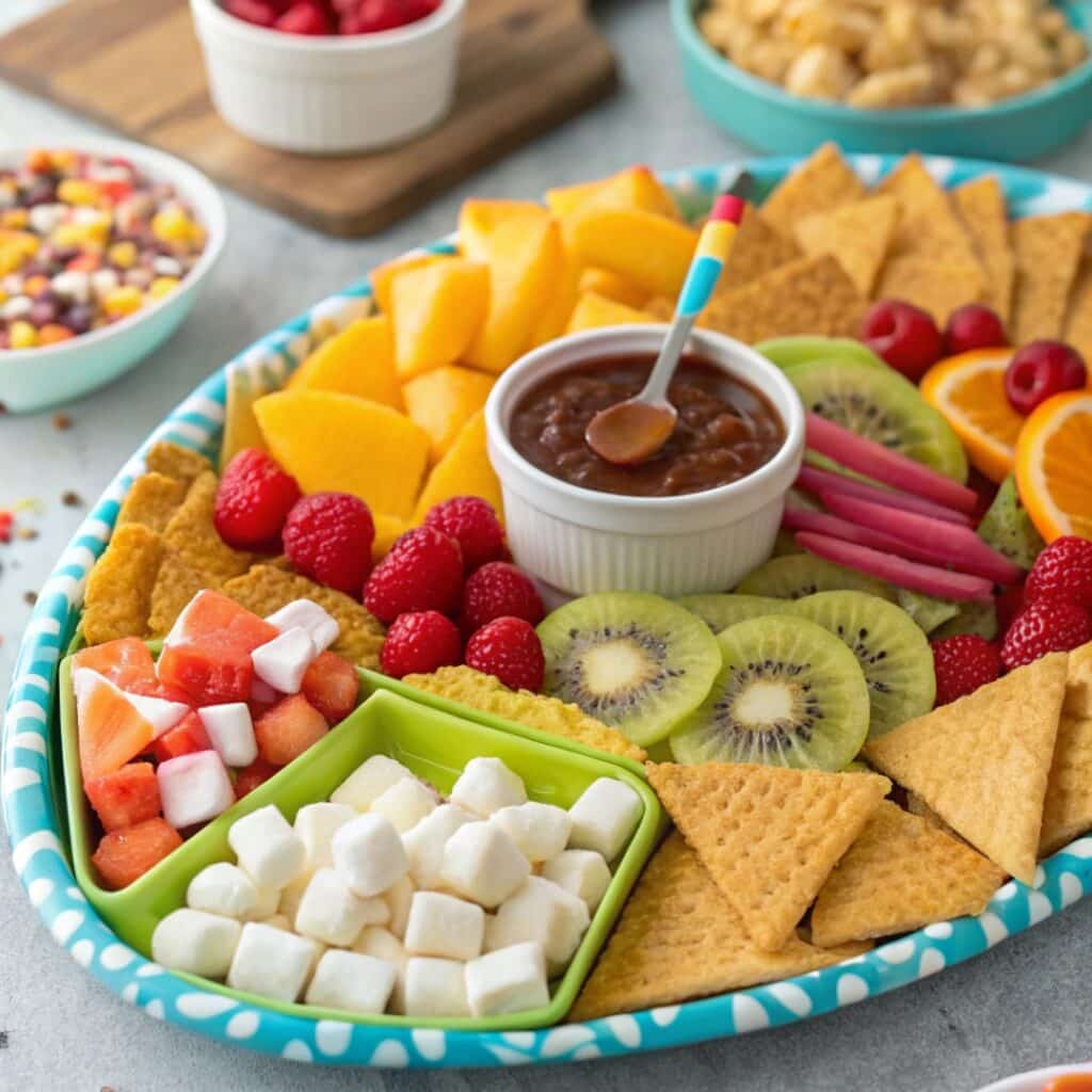 nacho cookie platter for party