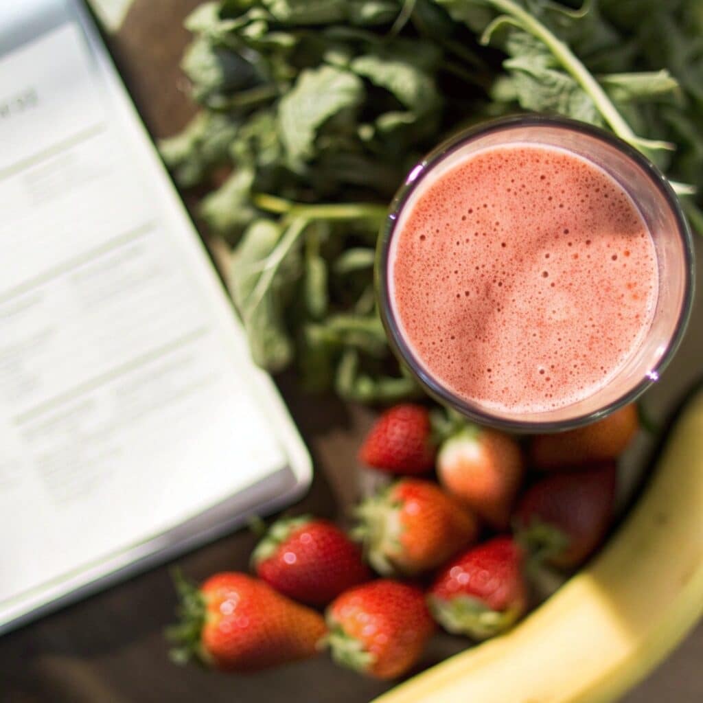 Strawberry & Cream Smoothie: Creamy, Easy & Perfect for Summer 9 strawberry cream smoothie recipe card