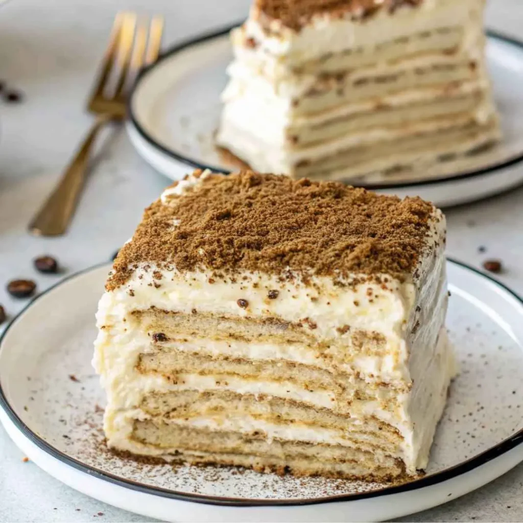 Carlota de Café creamy no-bake Mexican coffee dessert