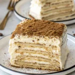 Carlota de Café – Creamy No-Bake Mexican Coffee Dessert 7 Slice of Carlota de Café served cold
