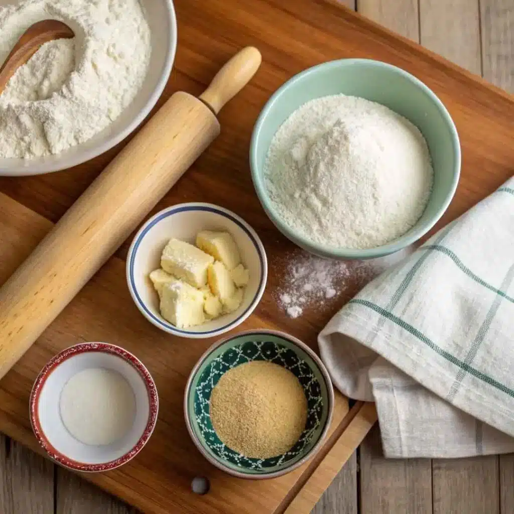Sopapilla Recipe: Fluffy Mexican Dessert You’ll Love Making 9 Sopapilla Ingredients Flat Lay