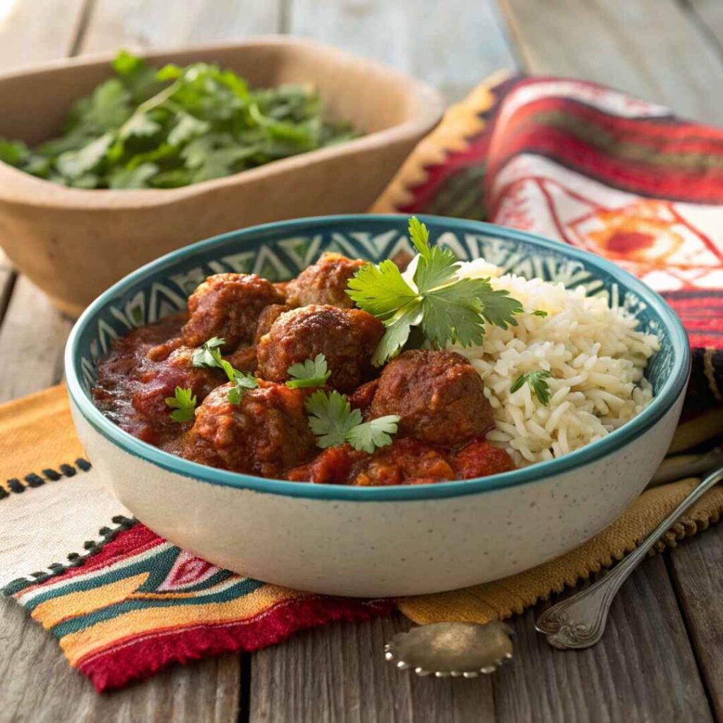 Chipotle Sauce meatballs