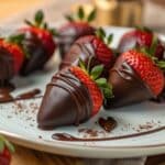 Mexican Hot Chocolate-Covered Strawberries