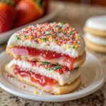 Strawberry Pop Tart Sugar Cookies