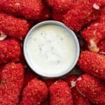 Hot Cheeto Mozzarella Sticks