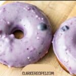 Blueberry Cake Donuts