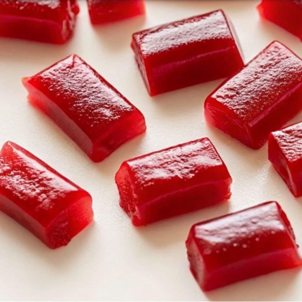 Sweet Cranberry Pomegranate Caramels