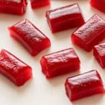 Sweet Cranberry Pomegranate Caramels