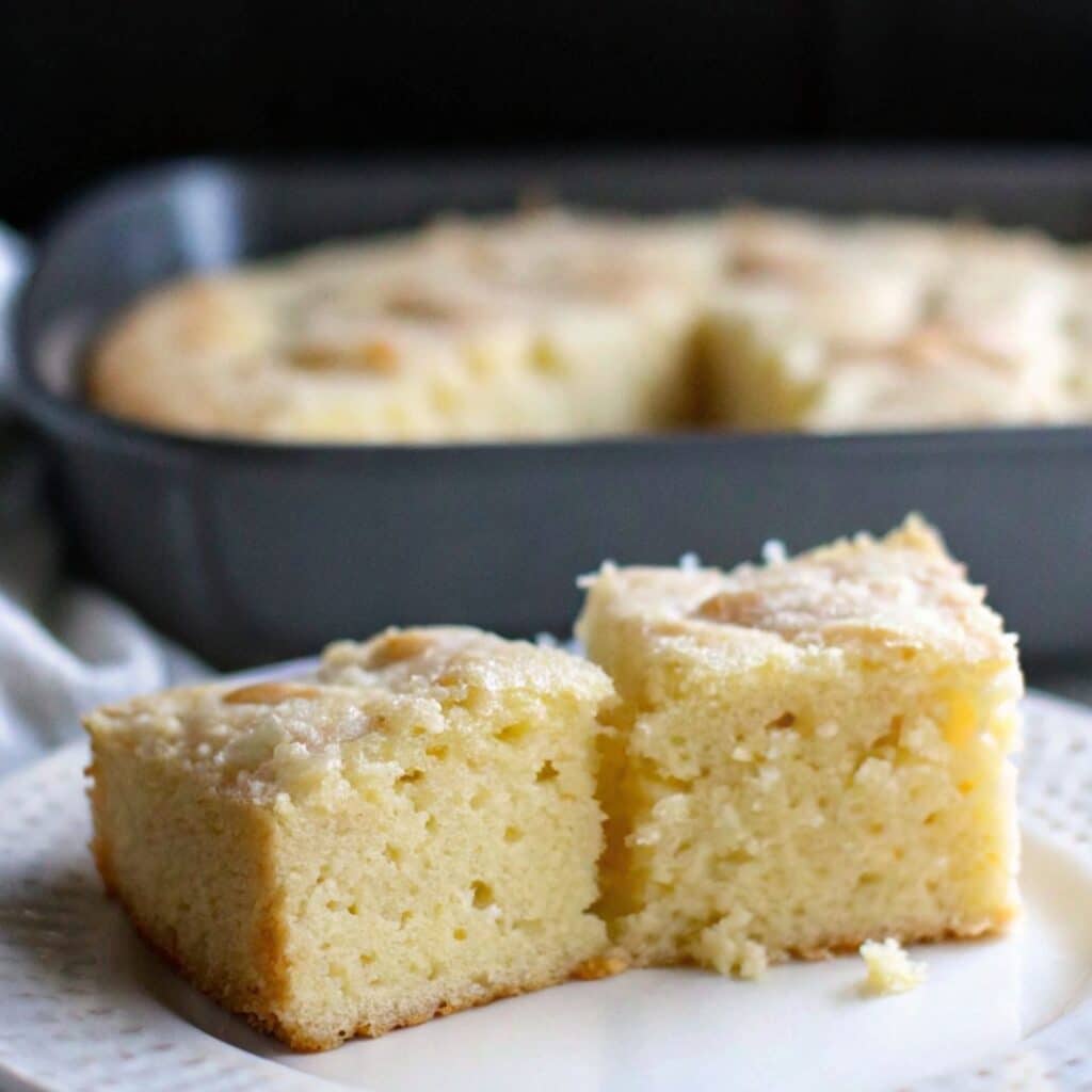 Mexican Butter Cake slice