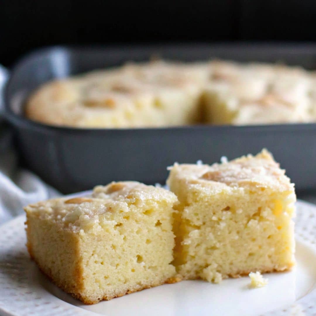 Mexican Butter Cake slice