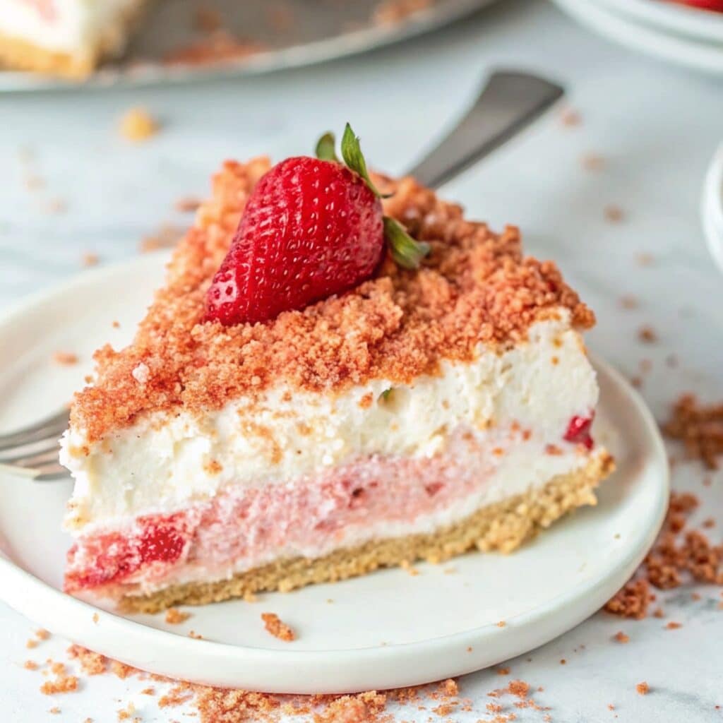 Strawberry Crunch Cheesecake