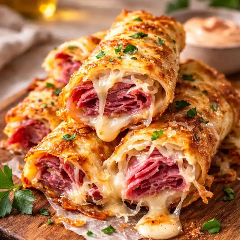 Keto Crispy Reuben Roll-Ups – Ultimate Low Carb Crunch