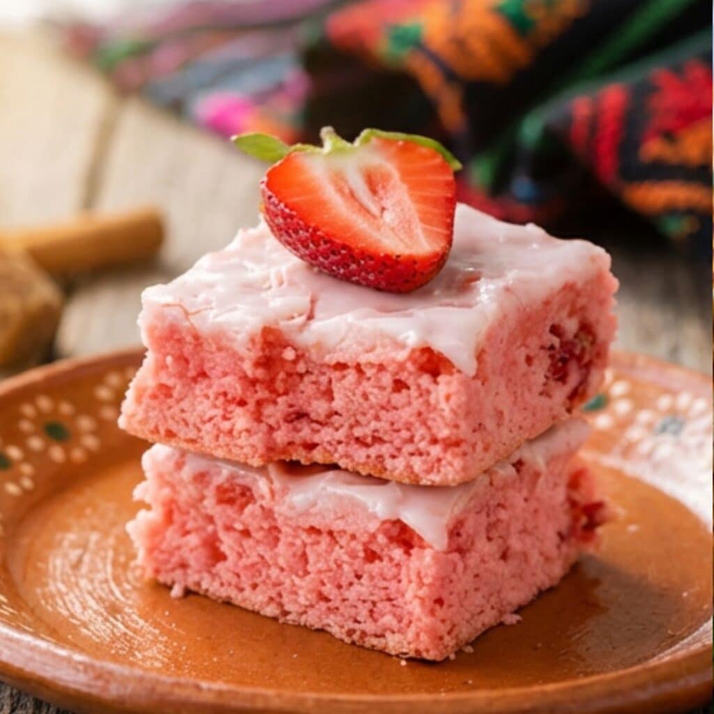 strawberry brownies