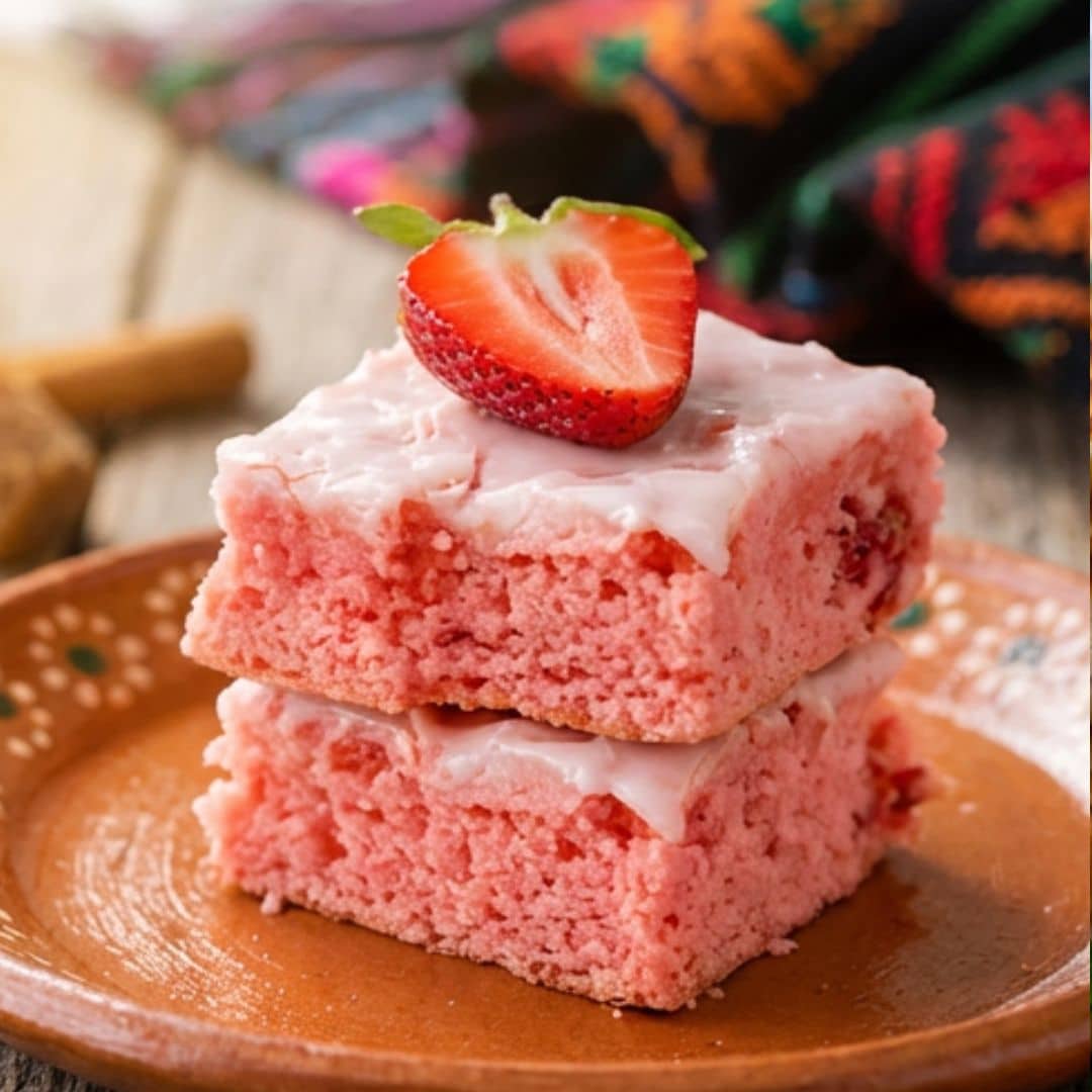 strawberry brownies