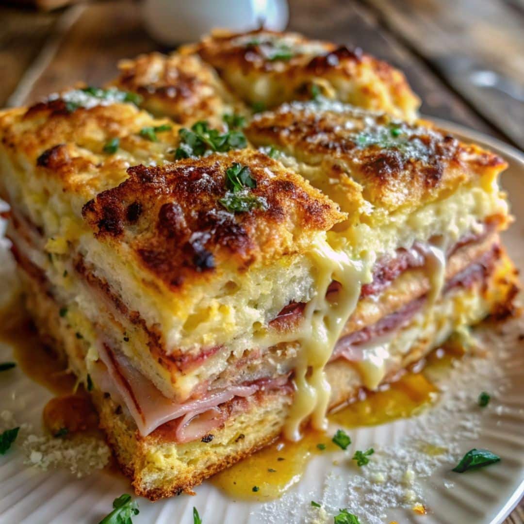 Monte Cristo Breakfast Casserole