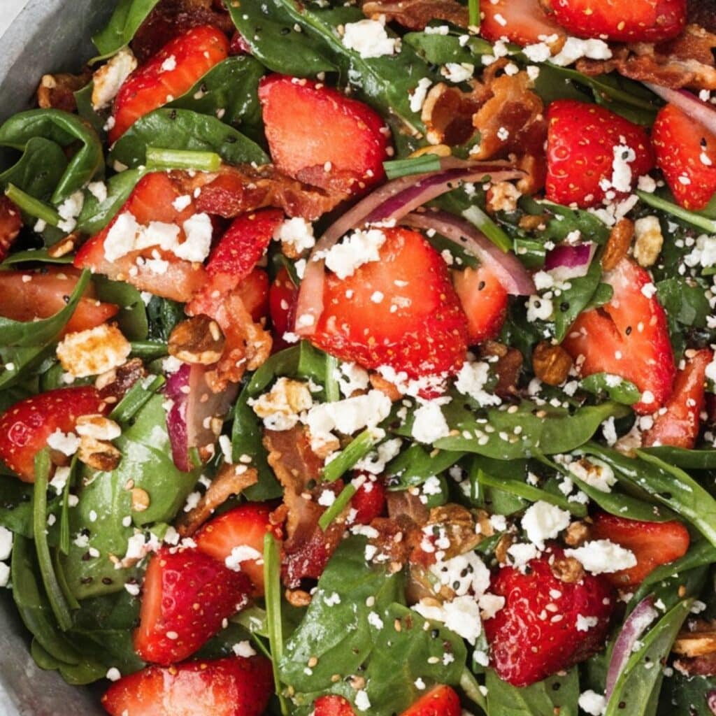 Strawberry Spinach Salad