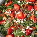 Strawberry Spinach Salad