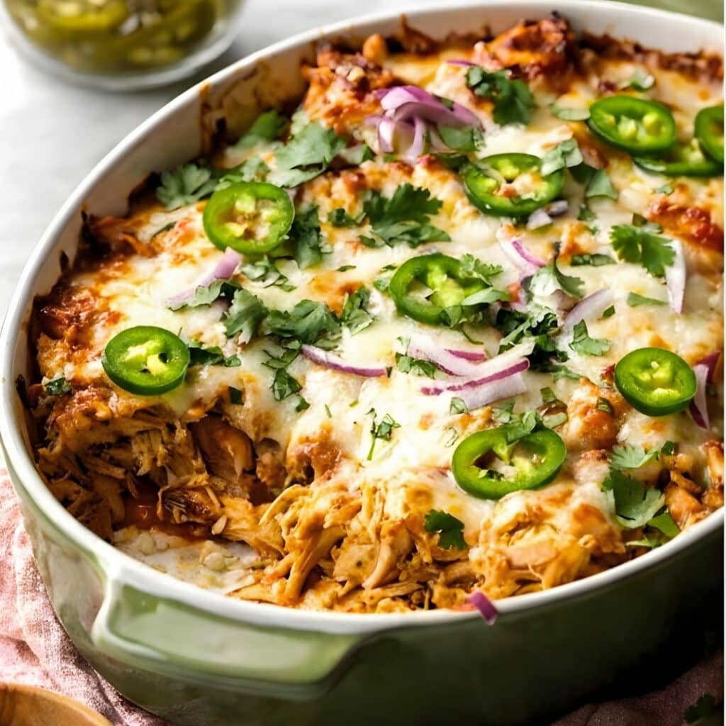 SALSA VERDE CHICKEN CASSEROLE