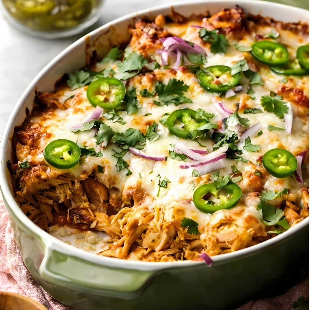 SALSA VERDE CHICKEN CASSEROLE