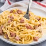 Creamy Ham and Cheese Pasta