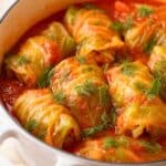 Golabki – Polish stuffed cabbage rolls