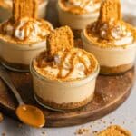 Easy No-Bake Biscoff Cheesecake Cups