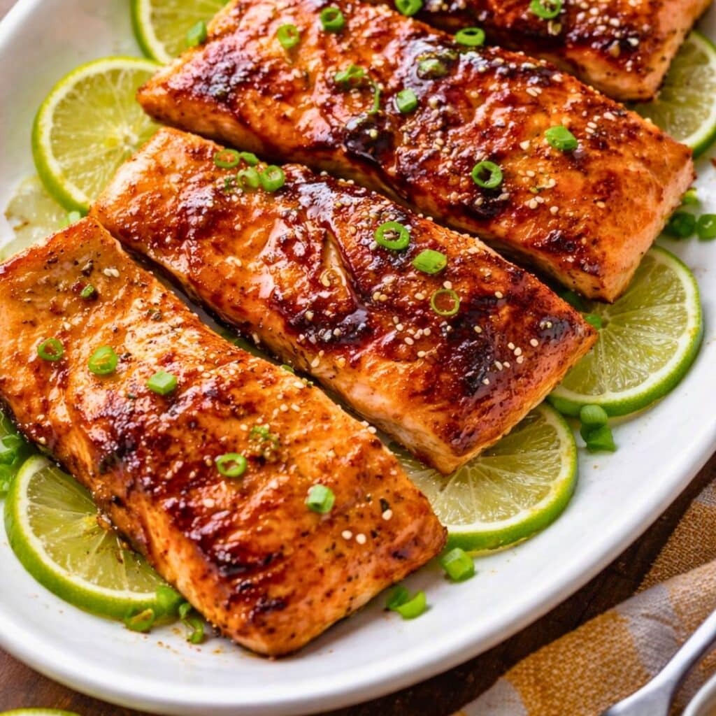 honey glazed salmon