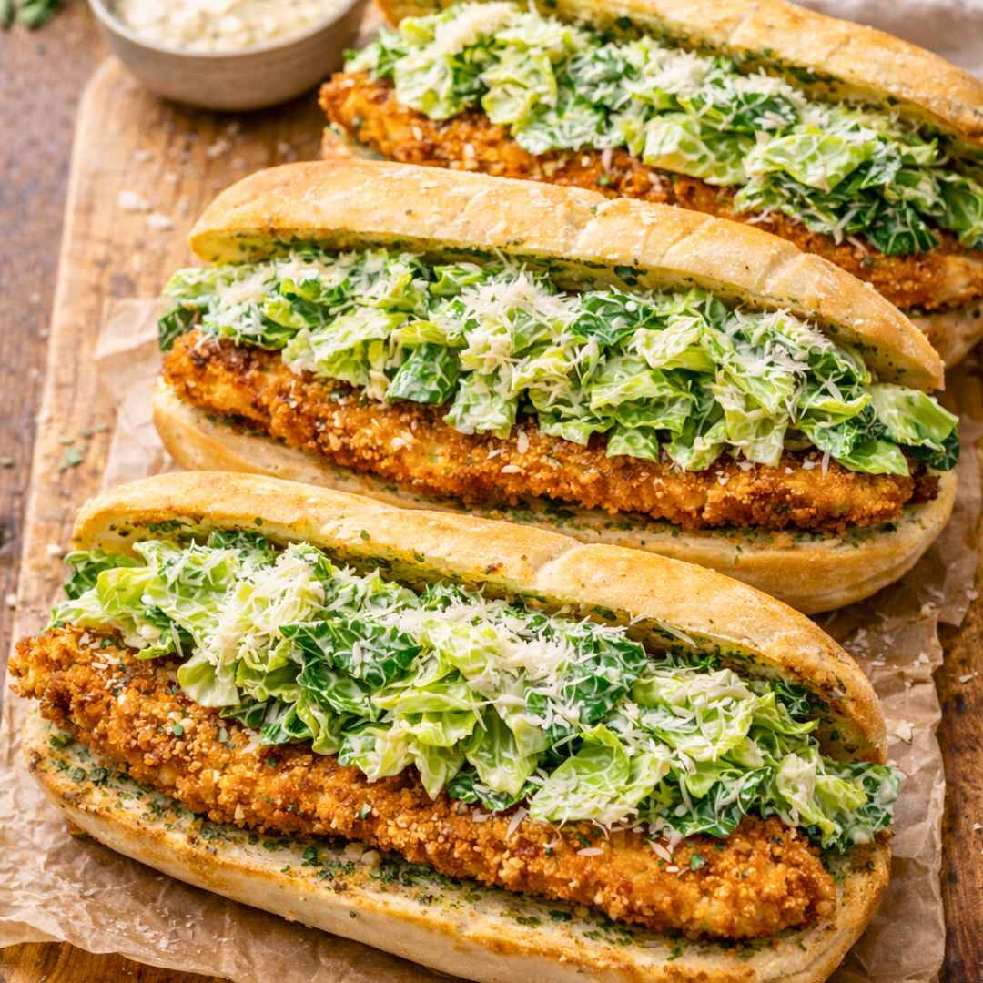 Crispy Chicken Caesar Sandwich Recipe