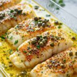 Keto Cod Piccata with Capers and Bright Lemon Butter