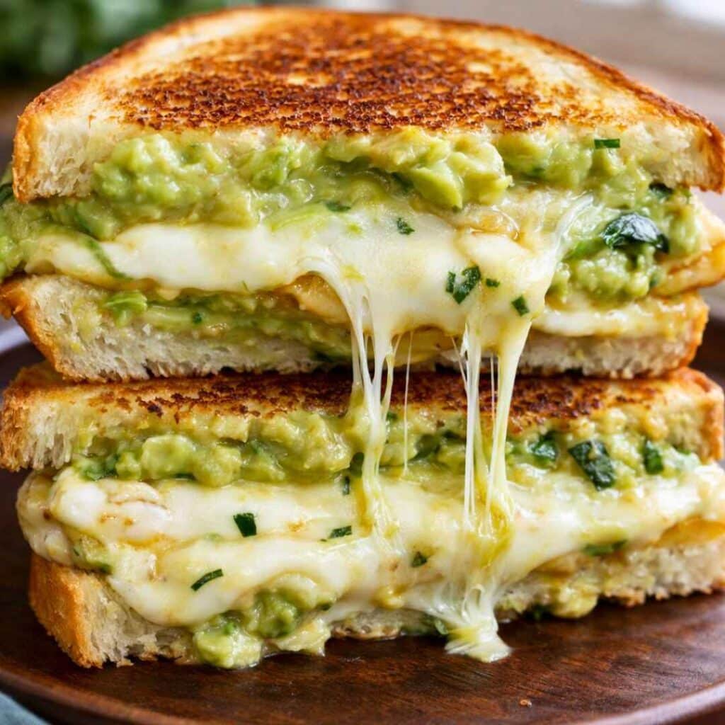 Creamy Avocado Grilled Cheese