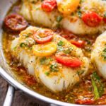 Pan-Seared Cod with Tomato Basil Sauce (Easy & Fresh)