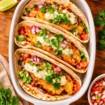 Fresh cod fish tacos