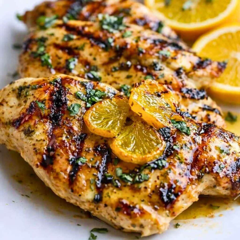 Grilled Citrus Chicken with Glaze