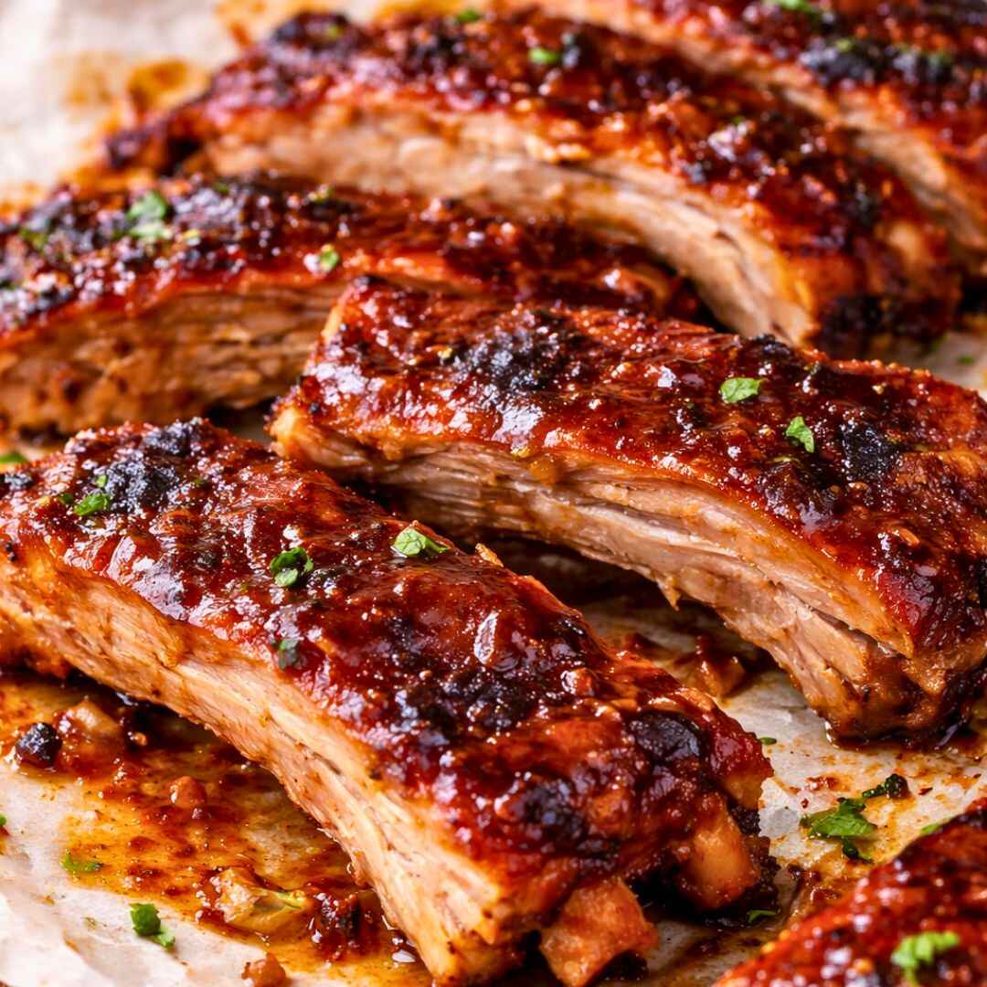 Oven Baked Ribs (Fall-Off-The-Bone Easy!) 4 Oven Baked Ribs (Fall-Off-The-Bone Easy!)