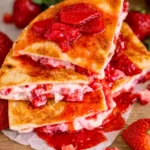 Easy Strawberry Cheesecake Quesadillas Recipe