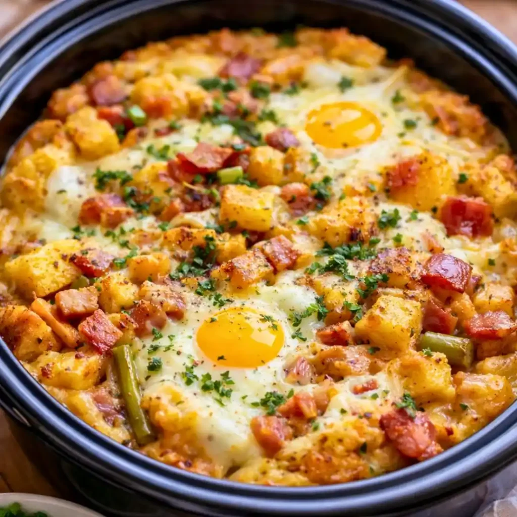 Mountain Man Crock Pot Breakfast (Easy Overnight Recipe)