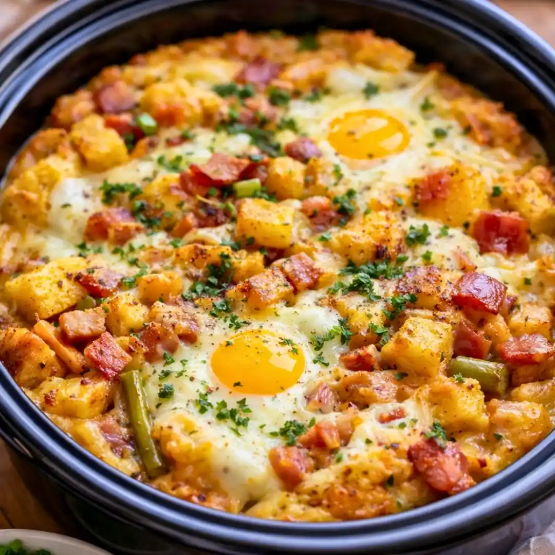 Mountain Man Crock Pot Breakfast (Easy Overnight Recipe)