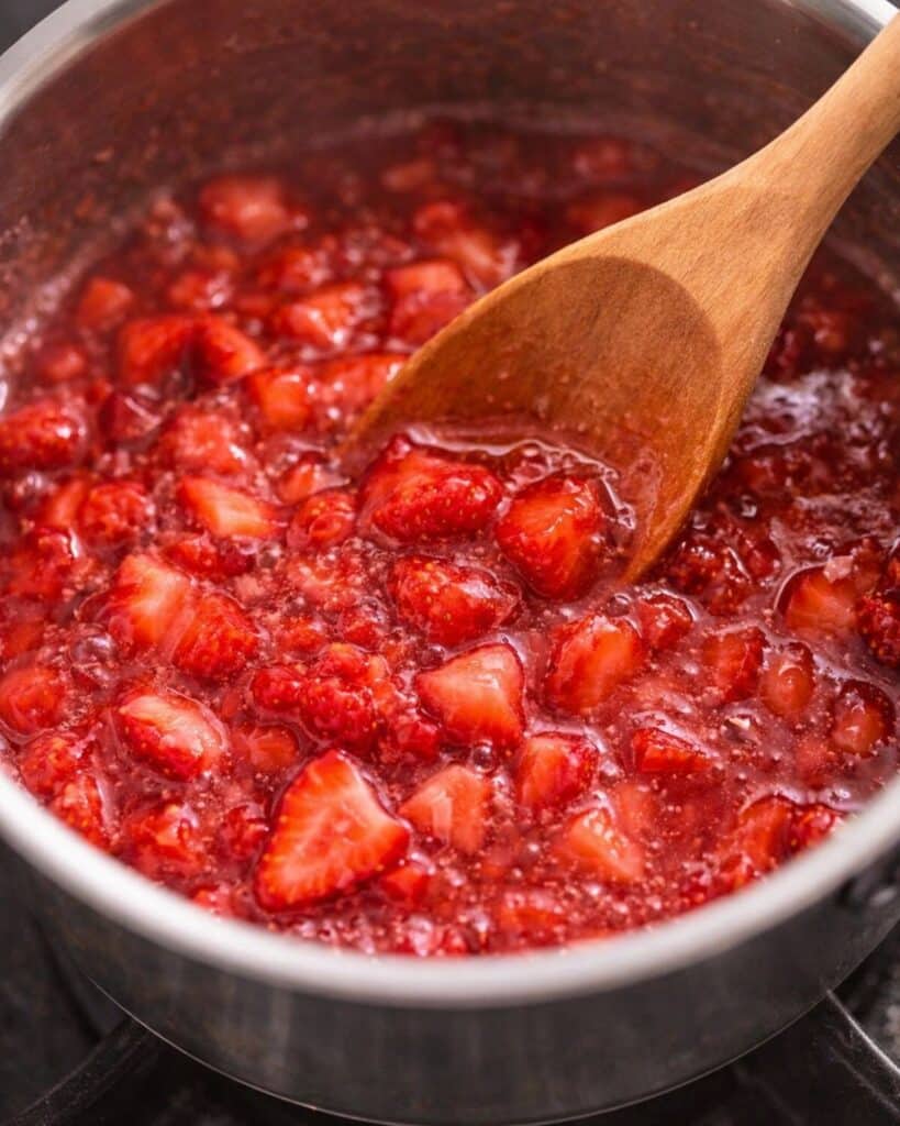Make the Strawberry Glaze