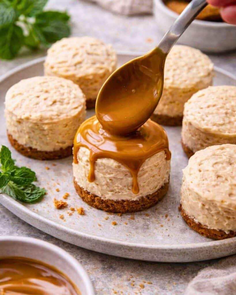 add the biscoff topping