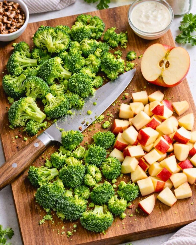 prepare the vegitable and fruit