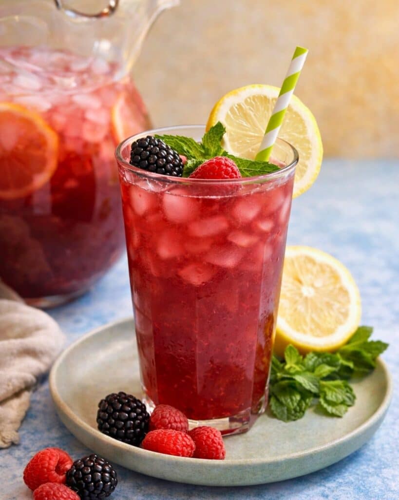 triple berries lemonade