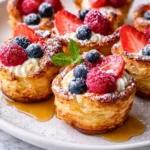 Easy Baked French Toast Cups for Breakfast or Brunch
