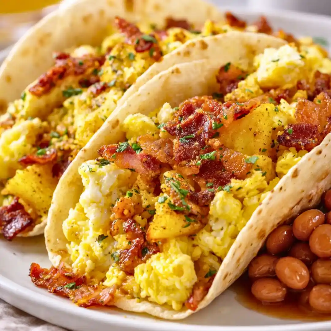 Easy Baked Breakfast Tacos (Make-Ahead Recipe)