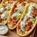 Sheet Pan Chicken Pitas with Herby Ranch (Easy 35-Minute Dinner)