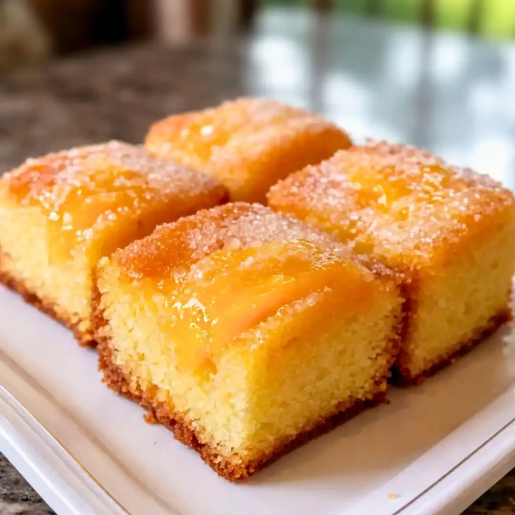 Peach Filled Cakes Recipe