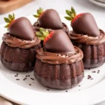 Triple Chocolate Mini Bundt Cakes Recipe