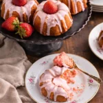 Mini Strawberry Bundt Cakes Delight