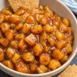 Apple Pie Dip with Cinnamon Sugar Tortilla Chips