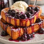Blueberry Cream Cheese Stuffed French Toast
